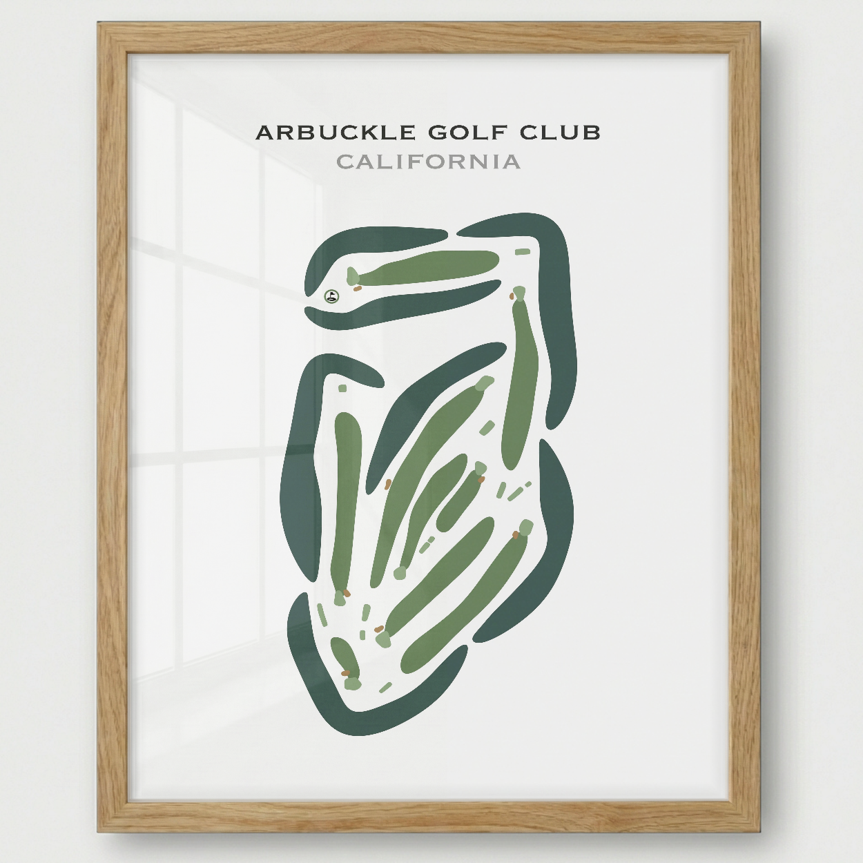 Arbuckle Golf Club, California - Printed Golf Courses