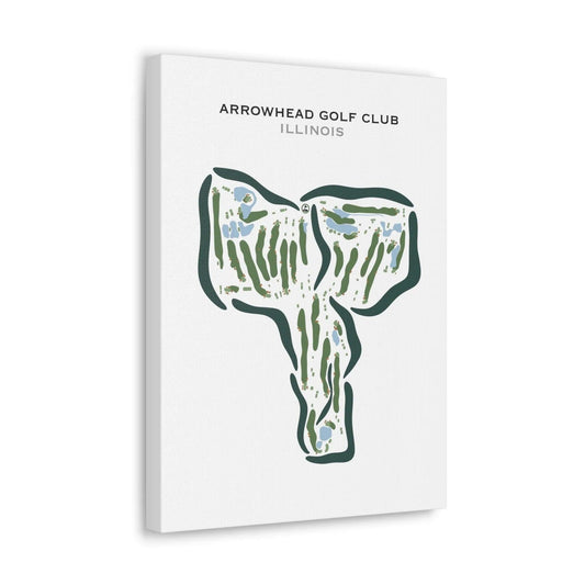 Arrowhead Golf Club, Illinois - Printed Golf Courses