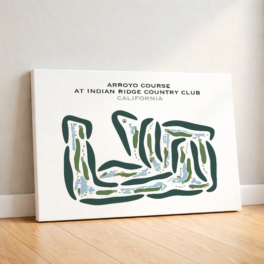 Arroyo Course at Indian Ridge Country Club, California - Printed Golf Courses