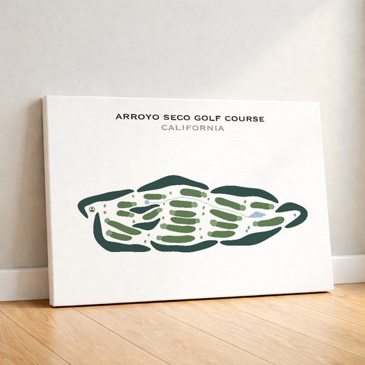 Arroyo Seco Golf Course, California - Printed Golf Courses