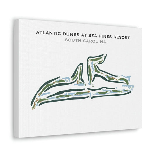 Atlantic Dunes At Sea Pines Resort, South Carolina - Printed Golf Courses