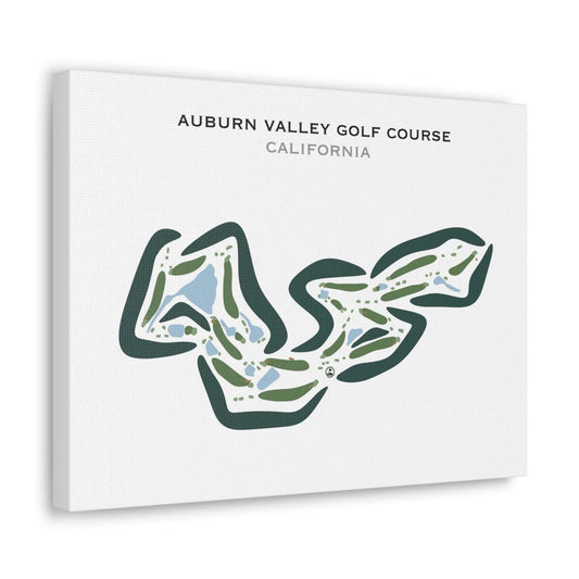Auburn Valley Golf Course, California - Printed Golf Courses