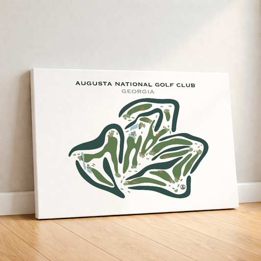 Augusta National Golf Club, Augusta Georgia - Printed Golf Course