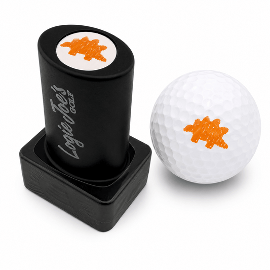 Dino Chicken Nugget Golf Ball Stamp | Quick-Dry Ink Stamper | Easy Ball Identification | Fun Golf Gift