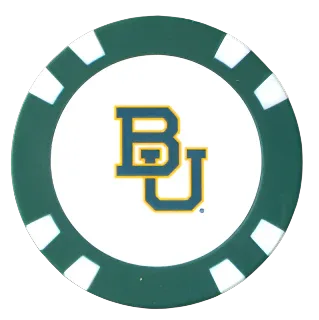 Officially Licensed Baylor Bears Poker Chip Ball Marker - GOLF LEAGUE