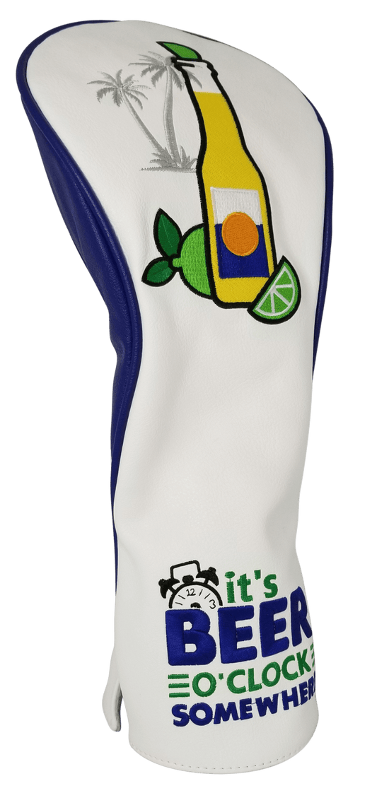 Beer O'Clock Somewhere Embroidered Driver Headcover by ReadyGOLF