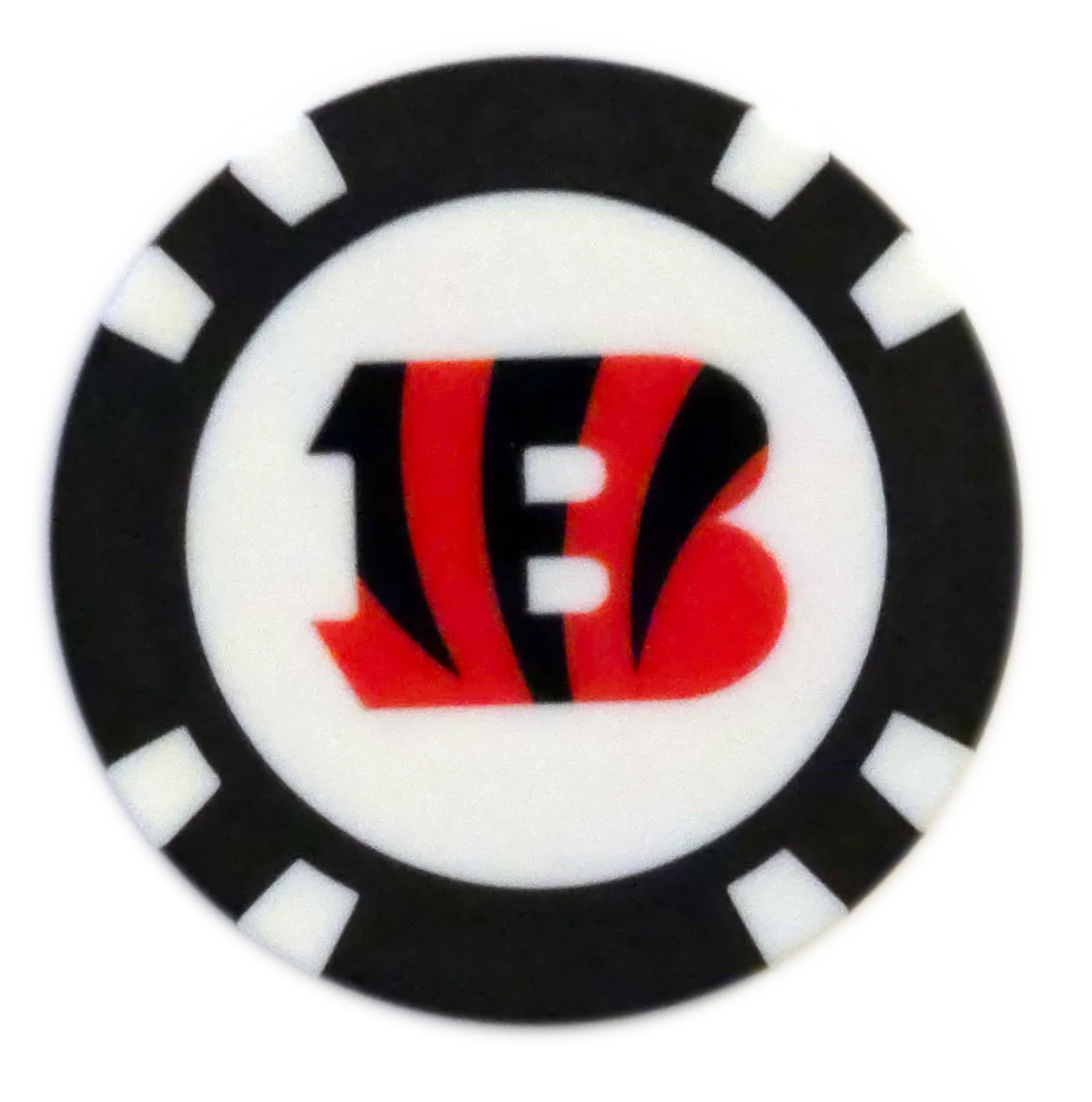 Officially Licensed Cincinnati Bengals Poker Chip Ball Marker - GOLF LEAGUE