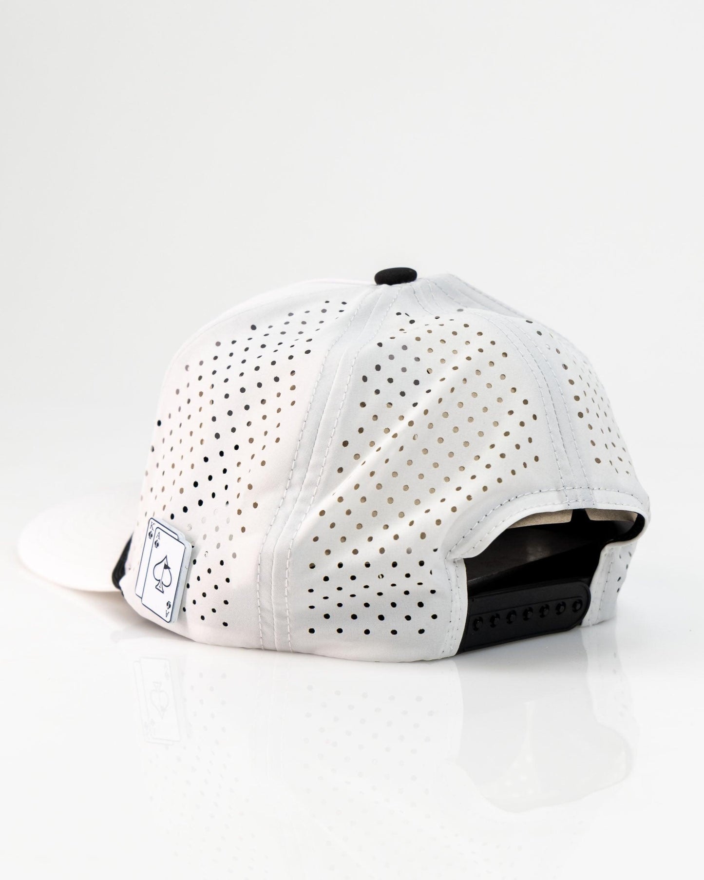 Ace/King White - Perforated Rope Hat