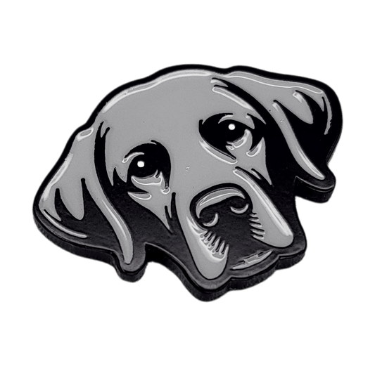Black Labrador Retriever Golf Ball Marker with Hat Clip