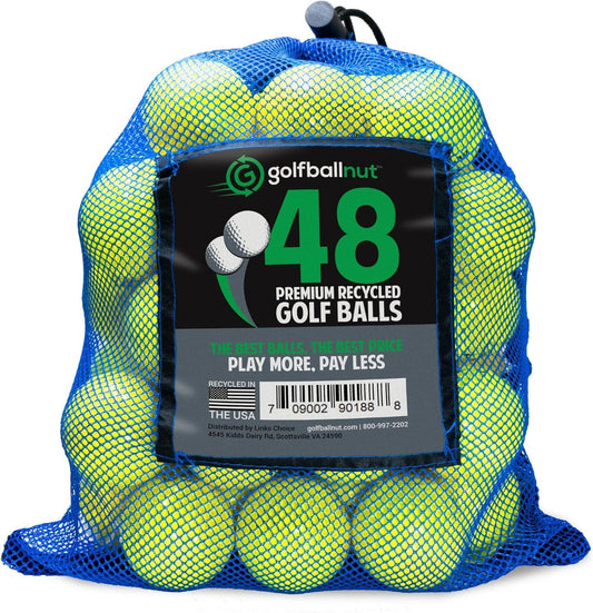 Used Bridgestone Yellow Mix Golf Balls - Bulk Mesh Bags - GOLF LEAGUE
