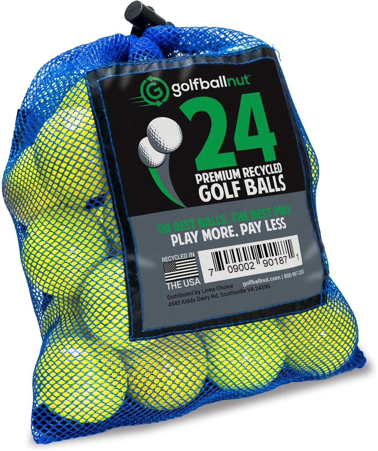 Used Bridgestone Yellow Mix Golf Balls - Bulk Mesh Bags - GOLF LEAGUE