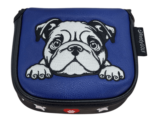 French Bulldog Embroidered Putter Cover by ReadyGOLF - Mallet