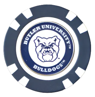 Officially Licensed Butler Bulldogs Poker Chip Ball Marker - GOLF LEAGUE
