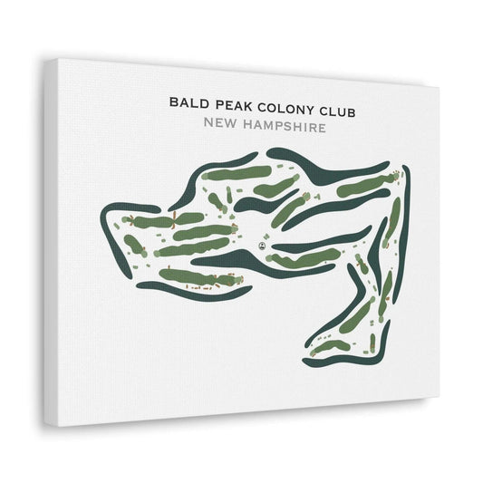 Bald Peak Colony Club, New Hampshire - Printed Golf Course