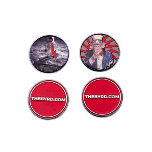 BYRD BALL MARKERS - Merica - GOLF LEAGUE