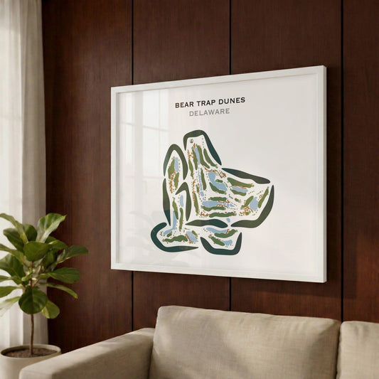 Bear Trap Dunes, Delaware - Printed Golf Courses