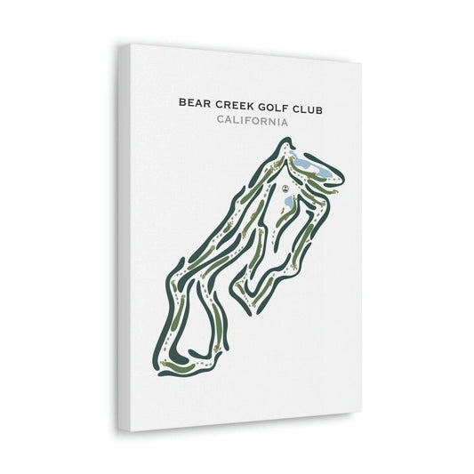 Bear Creek Golf Club, California - Printed Golf Courses