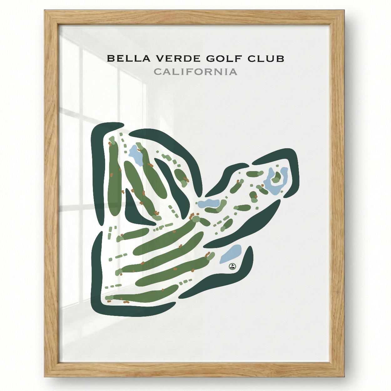 Bella Verde Golf Club, California - Printed Golf Courses