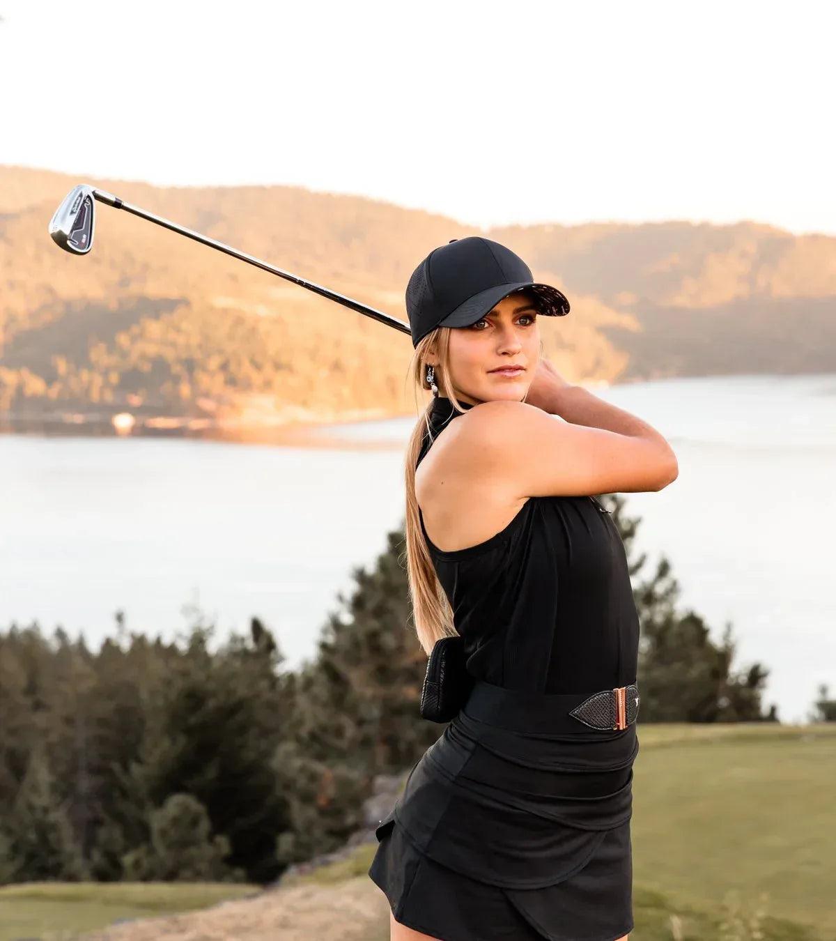 BeltBagBlackRose - GOLF LEAGUE