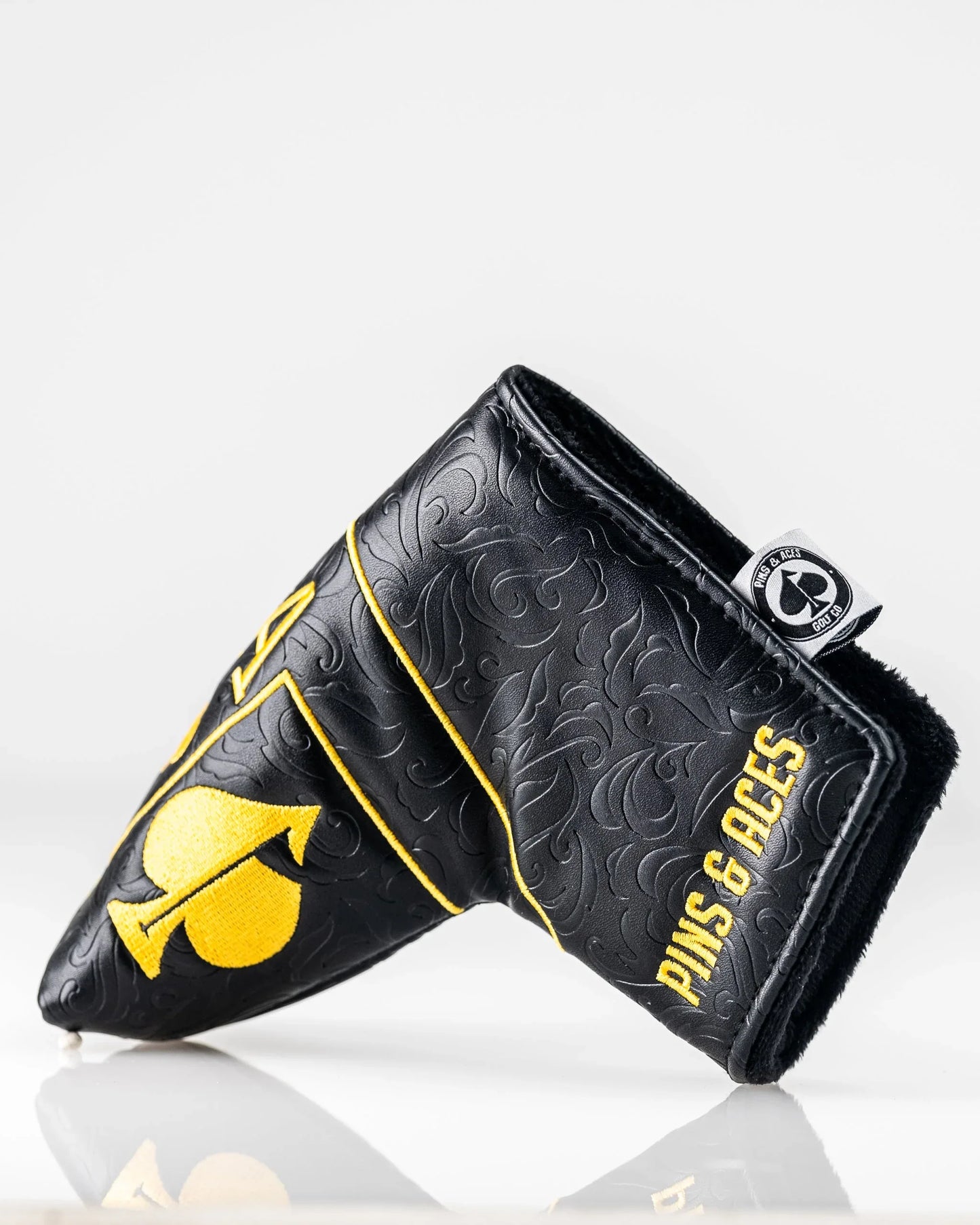 Black/Gold Ace of Spades - Blade Putter Cover - GOLF LEAGUE