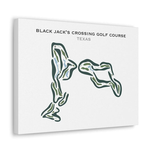 Black Jack's Crossing Golf Course, Texas - Printed Golf Courses