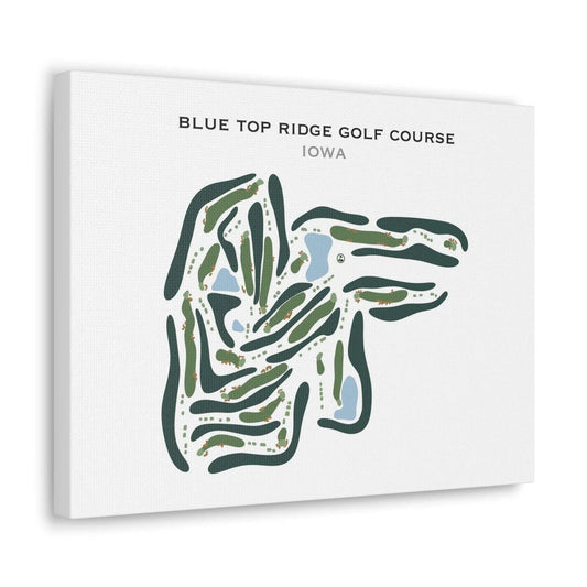 Blue Top Ridge Golf Course, Iowa - Printed Golf Course