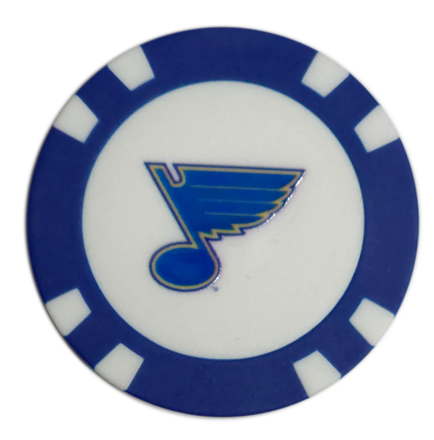 Officially Licensed St. Louis Blues Poker Chip Golf Ball Marker - GOLF LEAGUE