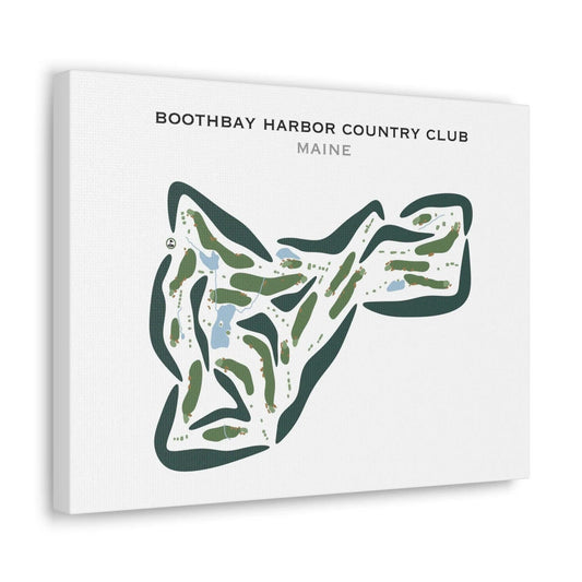 Boothbay Harbor Country Club, Maine - Printed Golf Courses