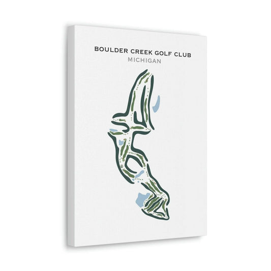 Boulder Creek Golf Club, Michigan - Printed Golf Courses