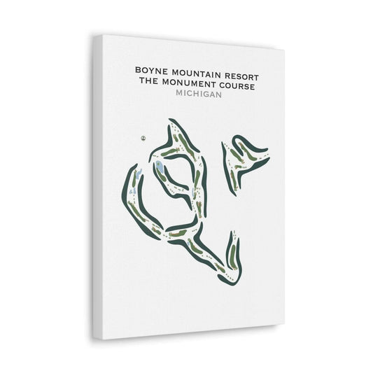 Boyne Mountain Resort, The Monument Course, Michigan - Printed Golf Course