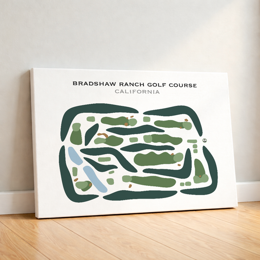 Bradshaw Ranch Golf Course, California - Printed Golf Courses