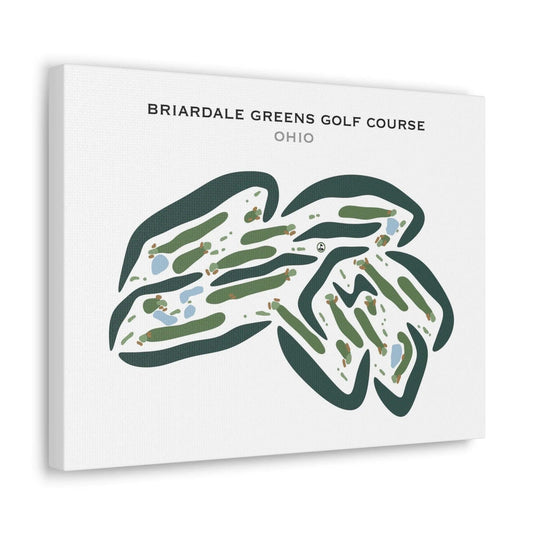 Briardale Greens Golf Course, Ohio - Printed Golf Courses