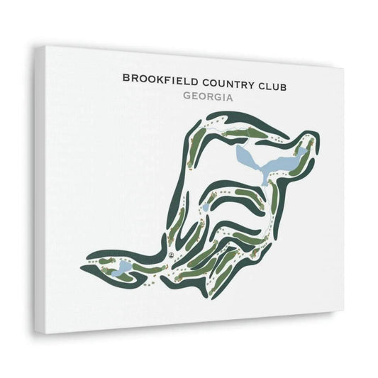 Brookfield Country Club, Georgia - Printed Golf Courses