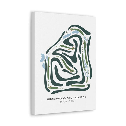 Brookwood Golf Course, Michigan - Printed Golf Courses
