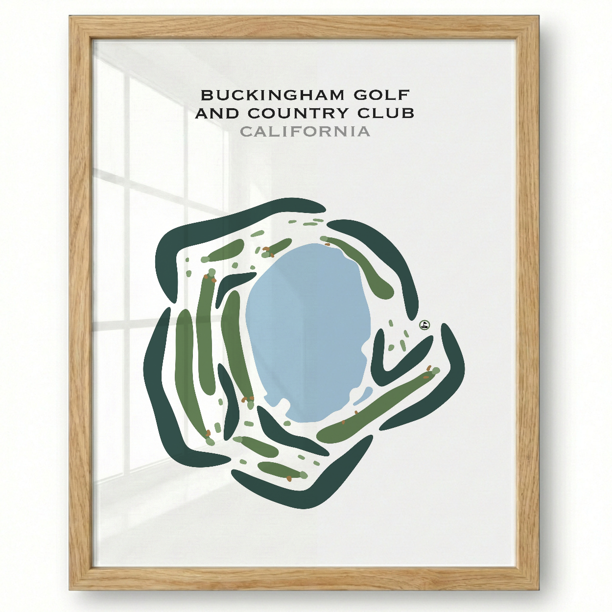 Buckingham Golf & Country Club, California - Printed Golf Courses