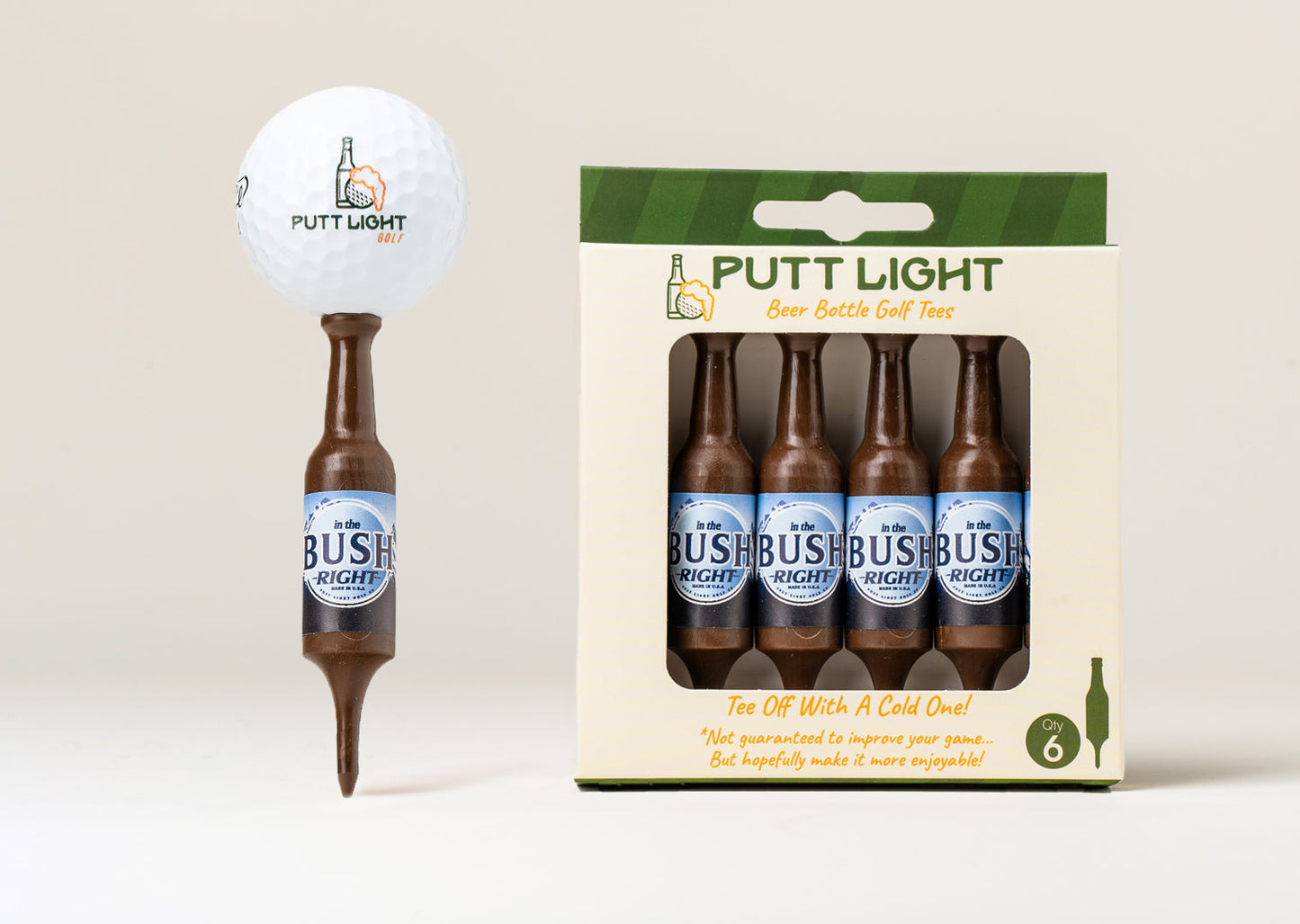 Beer Bottle Golf Tee