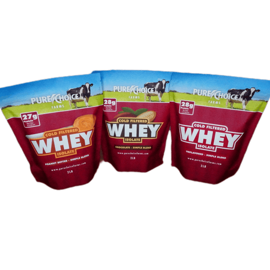 3 Flavor Whey Protein Isolate Combos