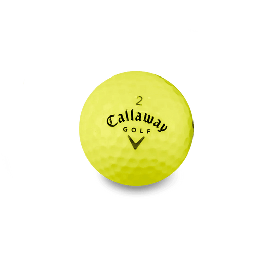 Used Callaway Yellow Mix Golf Balls - 1 Dozen