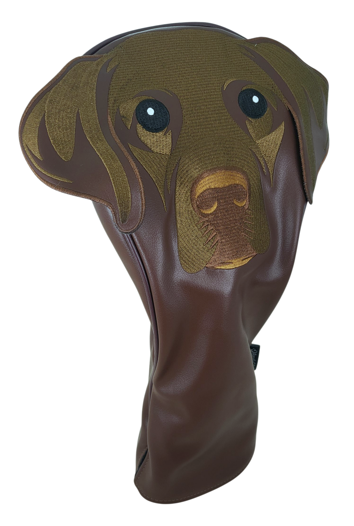 Chocolate Labrador Embroidered Classic Driver Headcover by ReadyGOLF