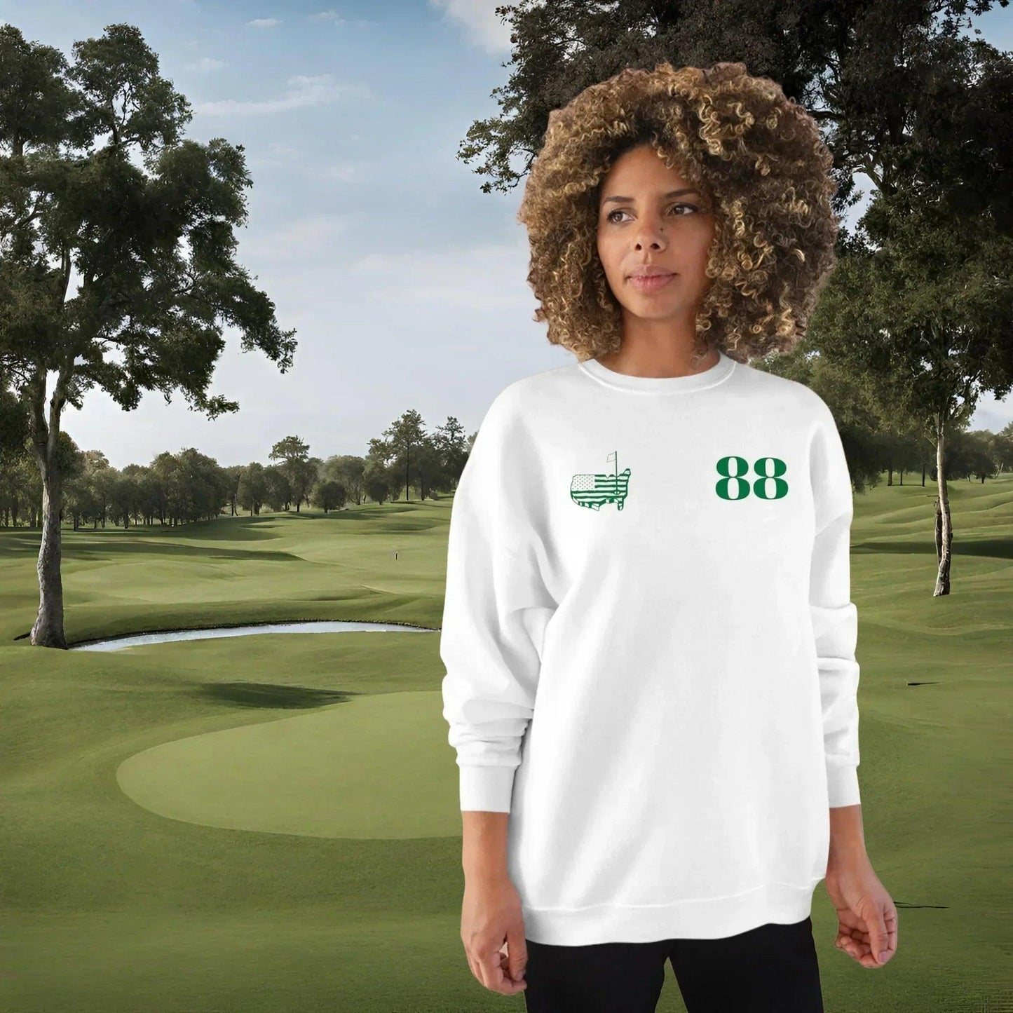 Caddiesweatshirtgirlmock - GOLF LEAGUE