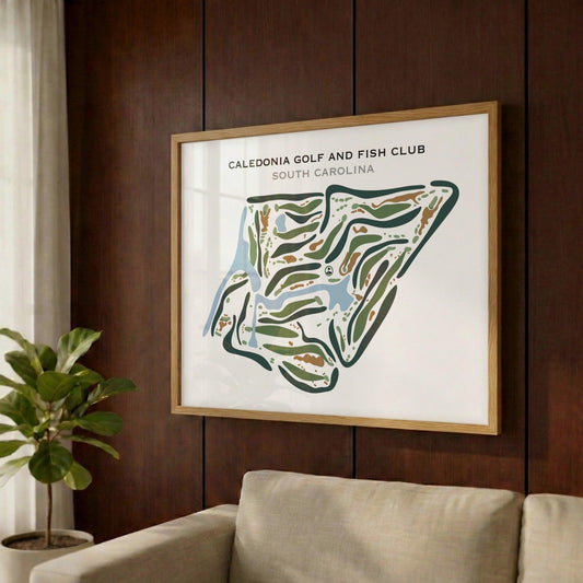 Caledonia Golf and Fish Club, South Carolina - Printed Golf Courses