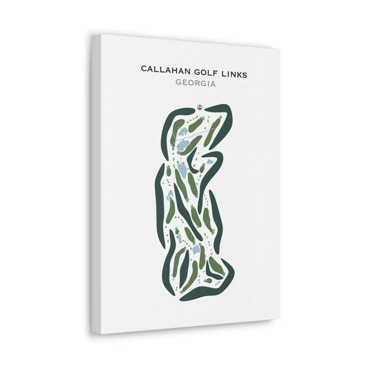 Callahan Golf Links, Georgia - Printed Golf Courses