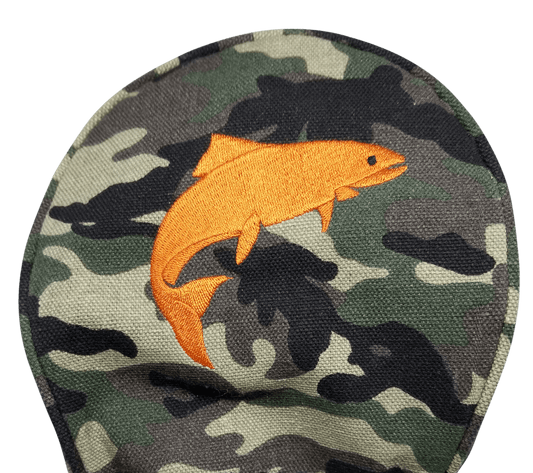 Camo Embroidered Driver Headcover by ReadyGOLF - Fishing