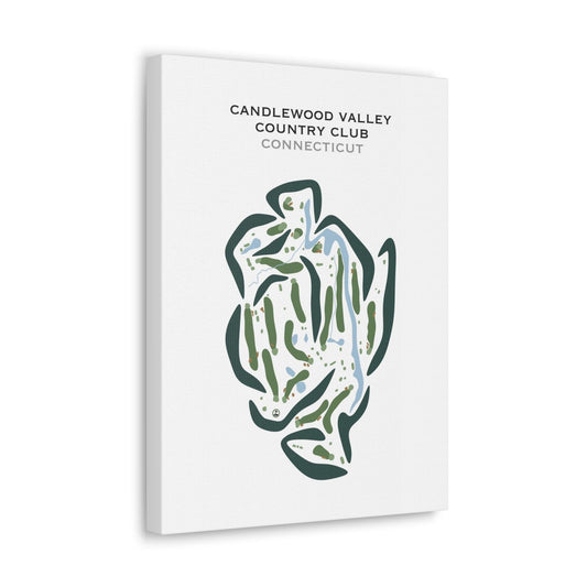 Candlewood Valley Country Club, Connecticut - Printed Golf Courses
