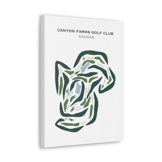 Canyon Farms Golf Club, Kansas - Printed Golf Courses
