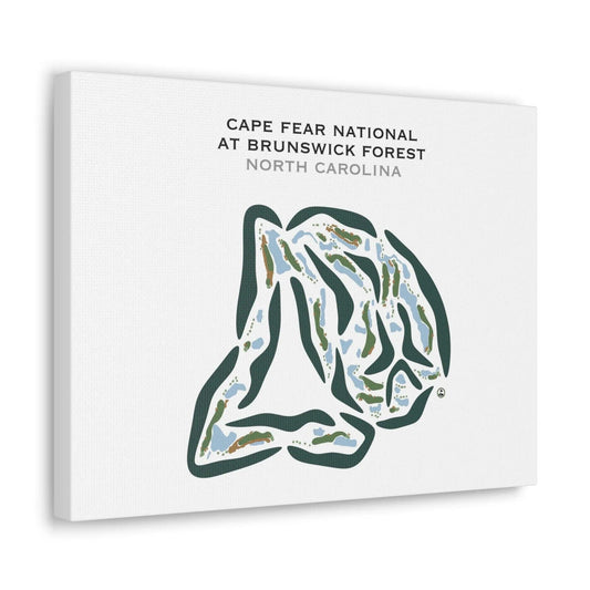 Cape Fear National Golf Course at Brunswick Forest, North Carolina - Printed Golf Courses