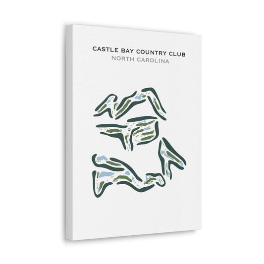 Castle Bay Country Club, North Carolina - Printed Golf Course