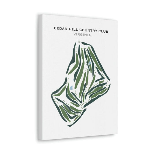 Cedar Hill Country Club, Virginia - Printed Golf Courses