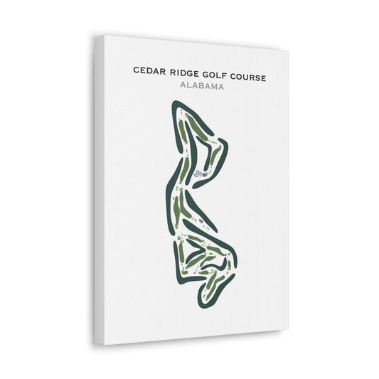 Cedar Ridge Golf Course, Alabama - Printed Golf Course