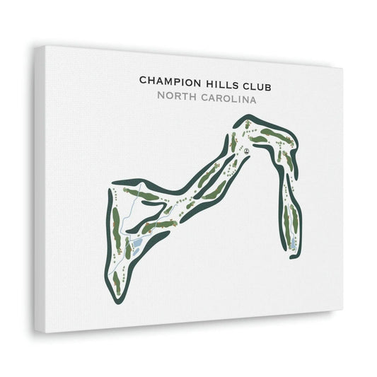 Champion Hills Club, North Carolina - Printed Golf Courses